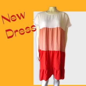 SHEIN Tunic Style multi color MIDI Dress